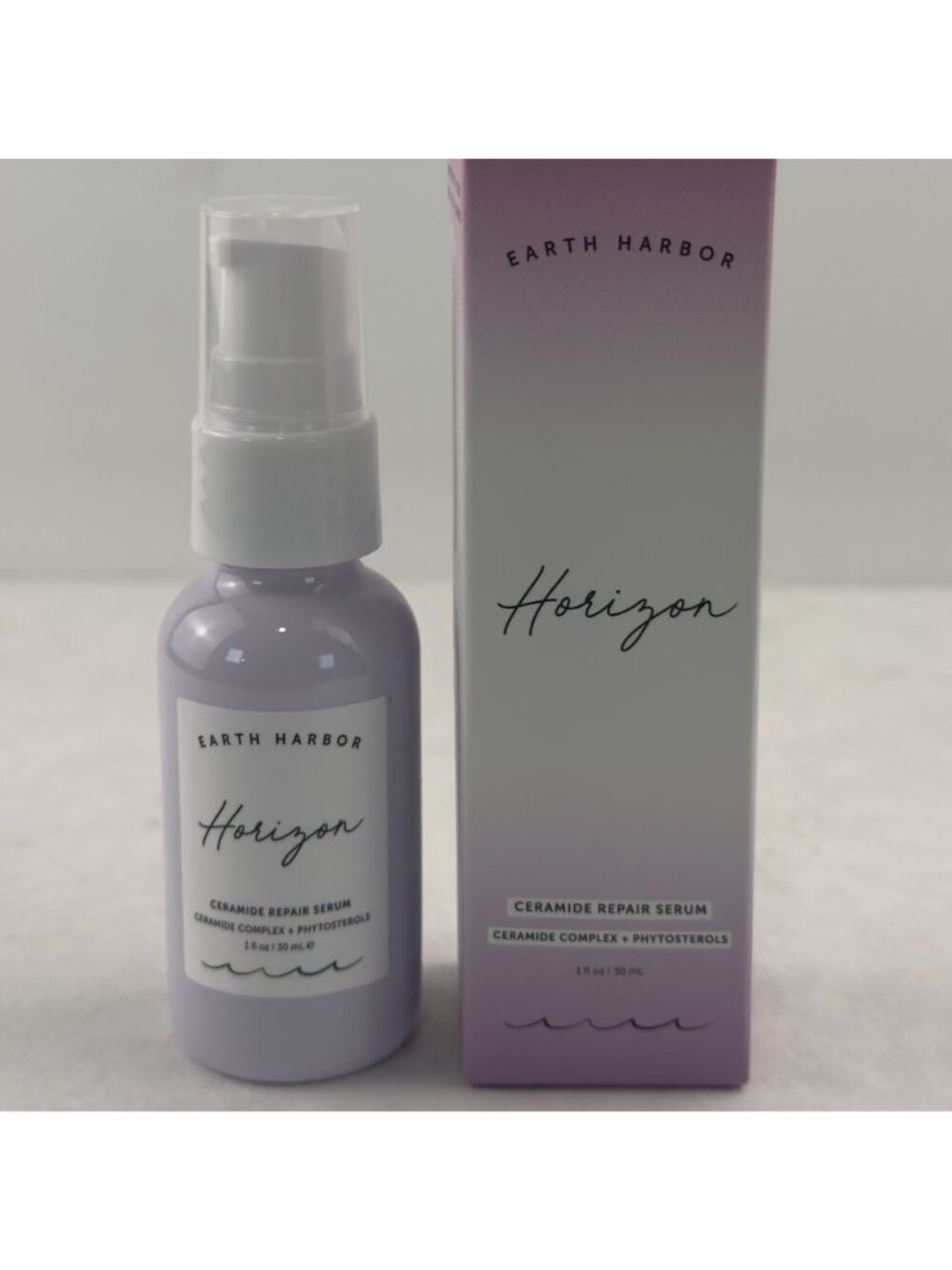 Earth Harbor Horizon Ceramide Repair Serum 1 Fl Oz Plant-Based Skin Barrier NE - Picture 2 of 8